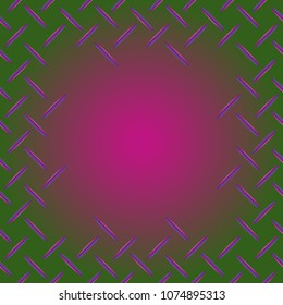 Abstract tender frame with ornament of mixed lines.