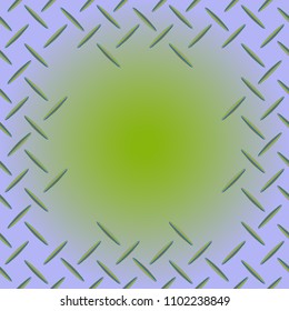 Abstract tender frame with ornament of mixed lines.