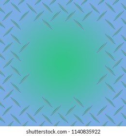 Abstract tender frame with ornament of mixed lines.