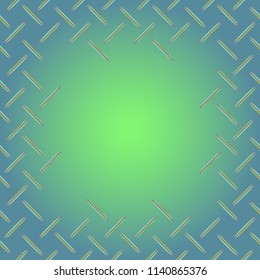 Abstract tender frame with ornament of mixed lines.
