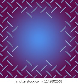 Abstract tender frame with ornament of mixed lines.