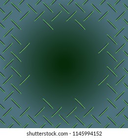 Abstract tender frame with ornament of mixed lines.