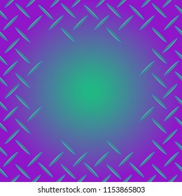 Abstract tender frame with ornament of mixed lines.