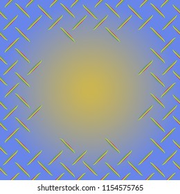 Abstract tender frame with ornament of mixed lines.