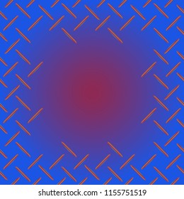 Abstract tender frame with ornament of mixed lines.
