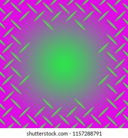 Abstract tender frame with ornament of mixed lines.