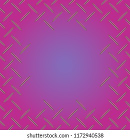 Abstract tender frame with ornament of mixed lines.