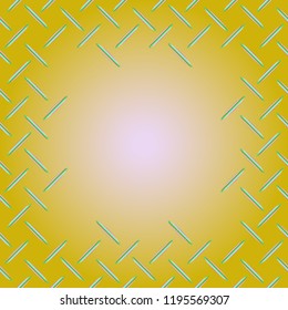 Abstract tender frame with ornament of mixed lines.
