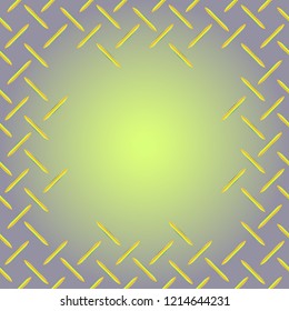 Abstract tender frame with ornament of mixed lines.