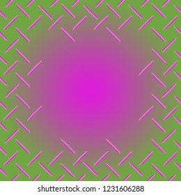 Abstract tender frame with ornament of mixed lines.