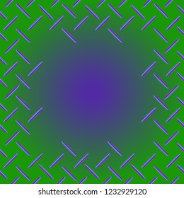Abstract tender frame with ornament of mixed lines.