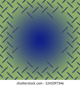 Abstract tender frame with ornament of mixed lines.