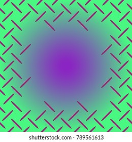 Abstract tender frame with ornament of mixed lines.