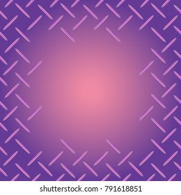 Abstract tender frame with ornament of mixed lines.