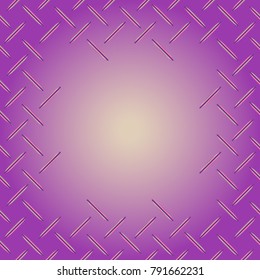 Abstract tender frame with ornament of mixed lines.