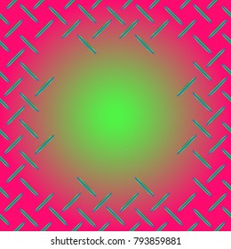 Abstract tender frame with ornament of mixed lines.