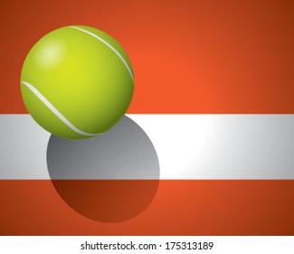 THE ABSTRACT OF TENNIS BALL ON LINE