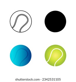 Abstract Tennis Silhouette Illustration, can be used for business designs, presentation designs or any suitable designs.