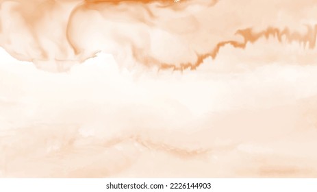 Abstract Terracotta Watercolor Textured Background