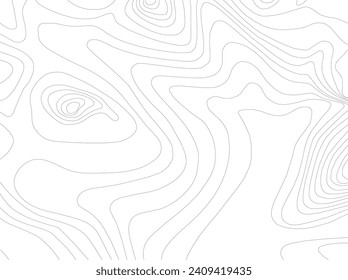 Resumen Fondo del patrón de mapa topográfico del terreno