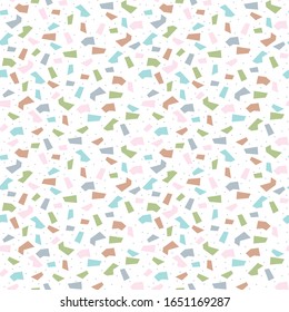 abstract terrazzo background seamless vector pattern