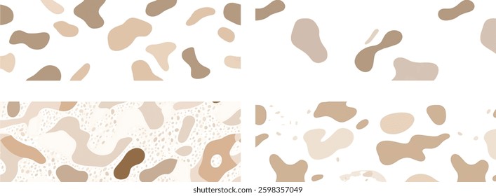 Abstract Terrazzo Pattern Vector Illustration.