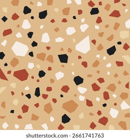 Resumo terrazzo estilo padrão design fundo