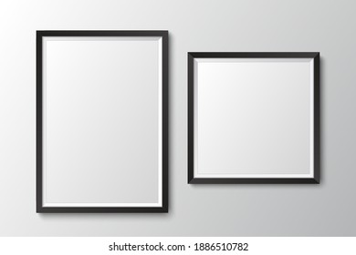 Cuadro de texto abstracto con marco blanco sobre vector de fondo claro