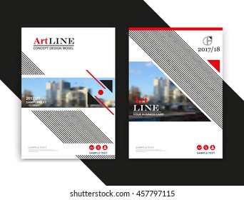 Abstract text frame surface. Black, white a4 brochure cover design. Urban city view title sheet model. Creative vector front page. Ad banner form texture. House figure icon. Flyer fiber font. Art line