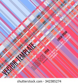 abstract textile background with stylish color painted diagonal elements 