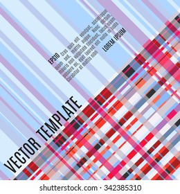 abstract textile background with stylish color painted diagonal elements 