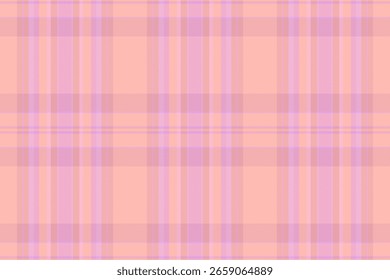 Tejido textil Abstractas sin costuras, fondo de armonía a cuadros de Vector. Patrón de tartán hippie comprobar la textura en la paleta de colores claros y rojos.