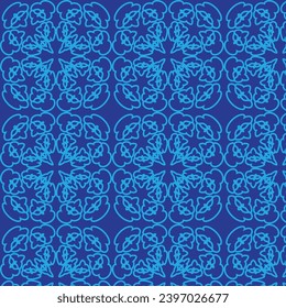 Abstract textile geometric floral pattern background, luxury pattern, stylish vector texture