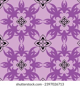 Resumen de fondo de patrón floral geométrico textil, patrón de lujo, textura vectorial elegante