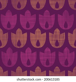 Abstract textile geometric tulips stripes seamless pattern background