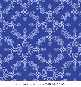 Abstract Textile pattern design floral texture background