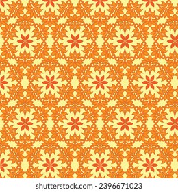 Abstract textile pattern geometric floral pattern background, luxury pattern, stylish vector design