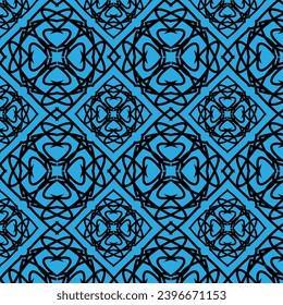 Resumen de patrón textil fondo de patrón floral geométrico, patrón de lujo, diseño vectorial elegante
