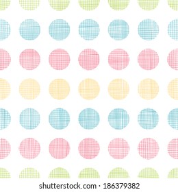 Abstract textile polka dots stripes seamless pattern background