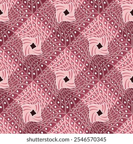 Abstract textile seamless pattern. Raster illustration for different design fabric or wallpaper