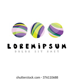 Abstract Textile Vector Icons