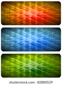 Abstract textural banners. Vector illustration eps 10