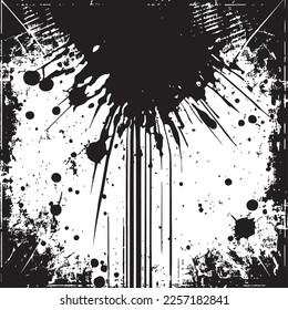 Fondo de textura abstracta gris blanco negro - Ilustración vectorial