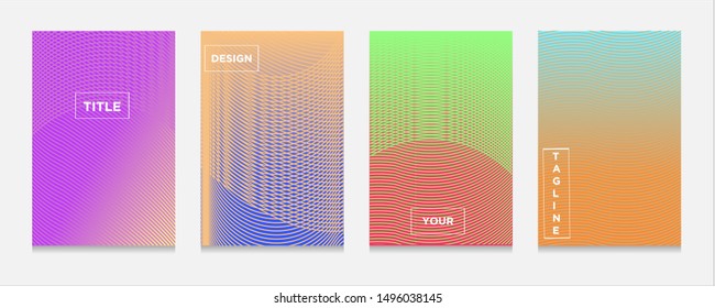 Abstract texture, background color gradient pattern. Vector geometric wave lines, cool simple modern trends design minimal geometric background patterns