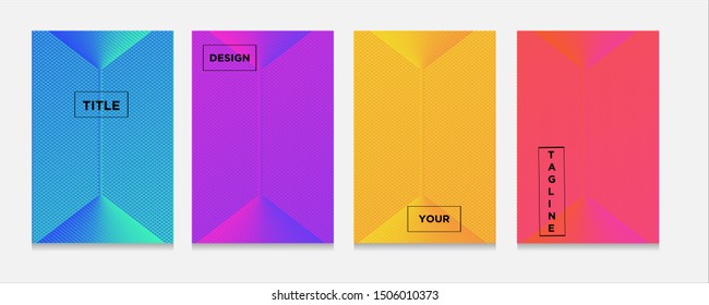 Abstract texture, background color gradient pattern. Vector geometric wave lines, cool simple modern trends design minimal geometric background patterns