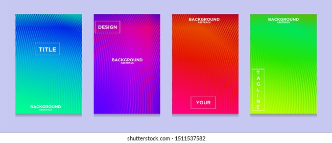 Abstract texture, background color gradient pattern. Vector geometric wave lines, cool simple modern trends design minimal geometric background patterns