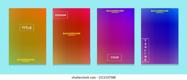 Abstract texture, background color gradient pattern. Vector geometric wave lines, cool simple modern trends design minimal geometric background patterns