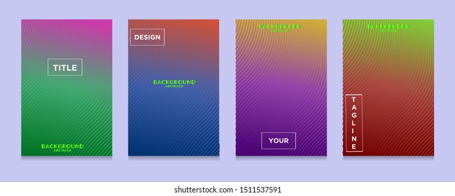 Abstract texture, background color gradient pattern. Vector geometric wave lines, cool simple modern trends design minimal geometric background patterns