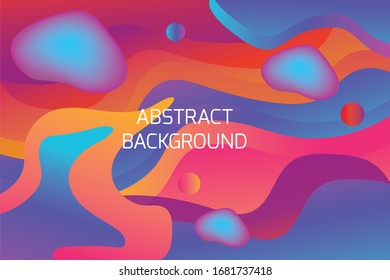 Abstract texture, background color gradient pattern. Geometric wave lines set vector 