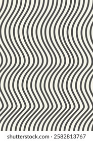 Abstract texture background with curved lines. Semless, wall decor. Irregular abstract wave lines